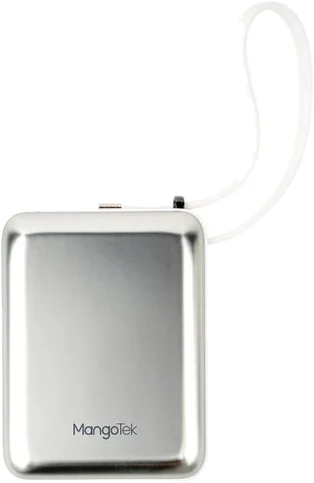 Повербанк MangoTek CP02C 10000 мАч со встроенным кабелем — White