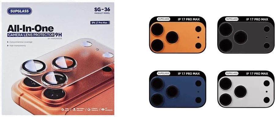 Защитное стекло на камеру Supglass SG-36 — Blue