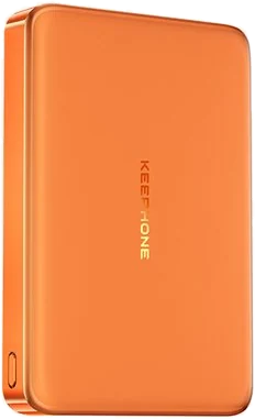 Повербанк Keephone Shanks Qi2 10 000 мАч — Cosmic Orange
