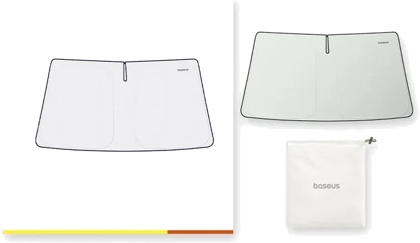 Солнцезащитная шторка на лобовое Baseus GoTrip DT1 — Black