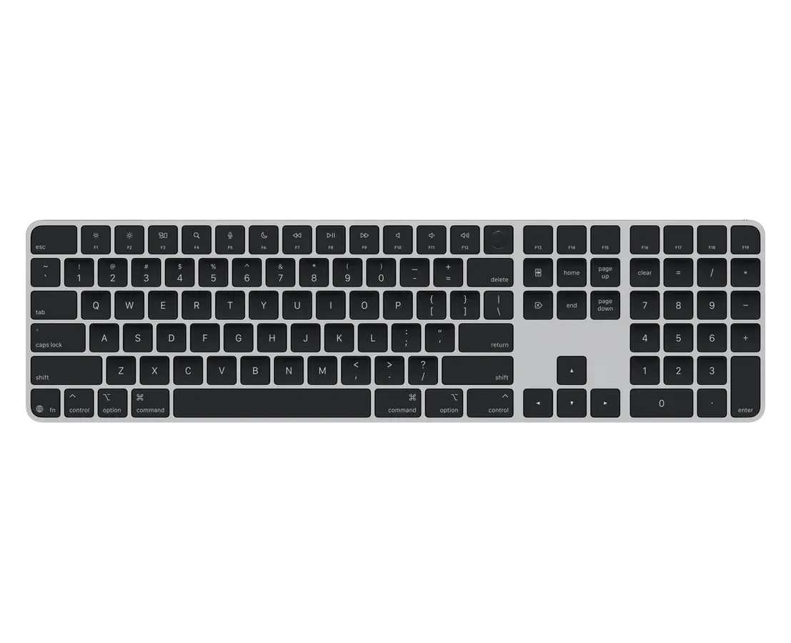 Apple Magic Keyboard with Touch ID and Numeric Keypad (USB–C) — Black