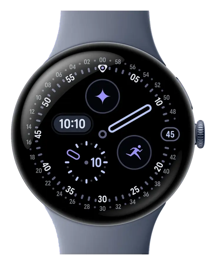Google Pixel Watch 4 45mm Wi‑Fi — Satin Moonstone