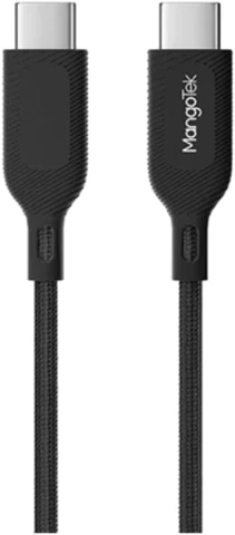 Кабель MangoTek MCC11 USB-C – USB-C 60 Вт, 1,2 м — Black