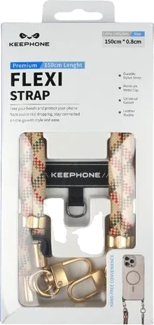 Шнурок для телефона Keephone Flexi Strap — gray