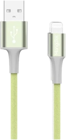 Кабель MangoTek MCA20C USB-A – Lightning, MFi — Green