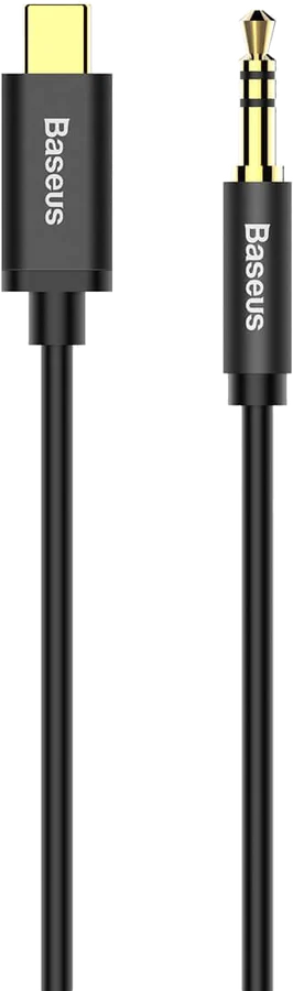 Кабель AUX Baseus USB-C – 3,5 мм — Black