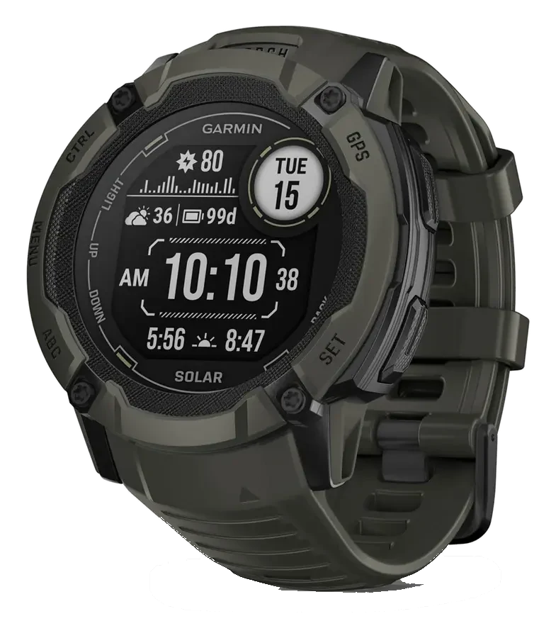 Garmin Instinct 2X Solar — Moss