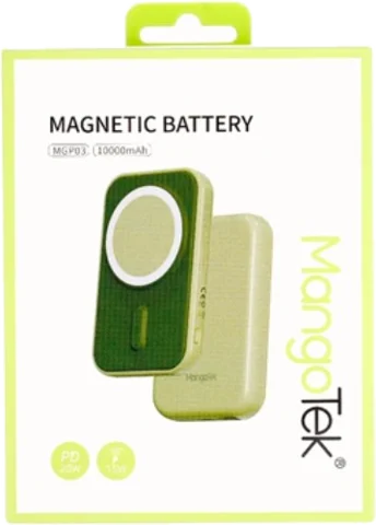 Повербанк MangoTek MagSafe MGP03 10000 мАч — Green