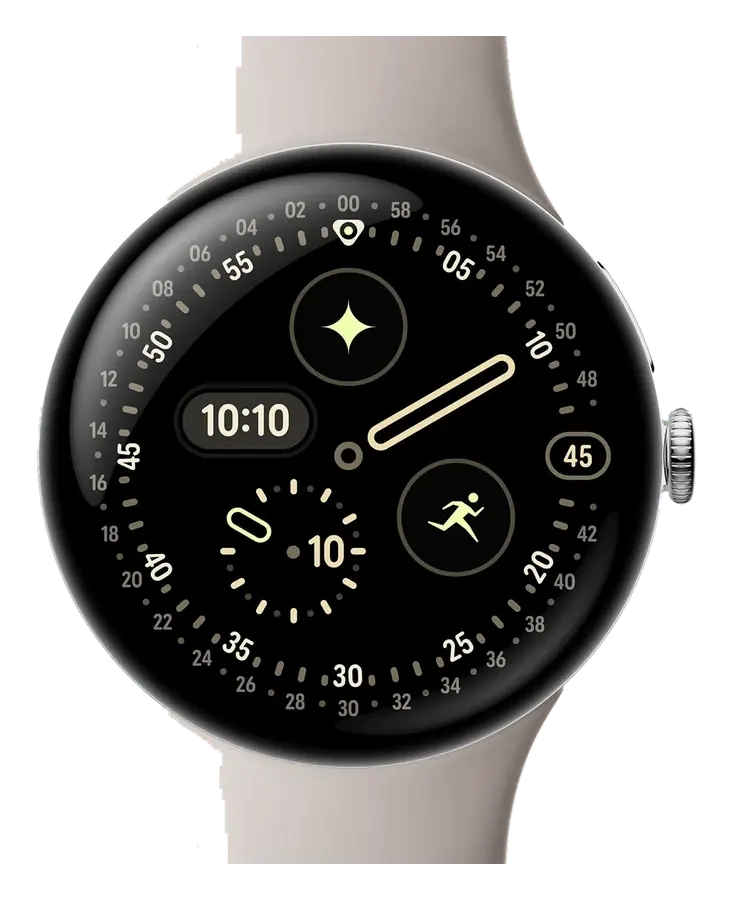 Google Pixel Watch 4 45mm LTE — Porcelain