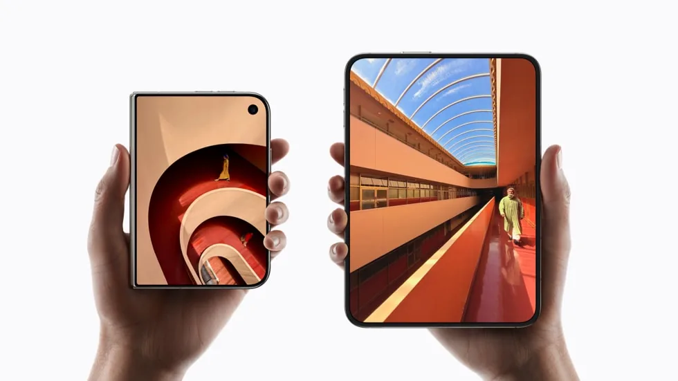 Внешний и внутренний экраны iPhone Duo