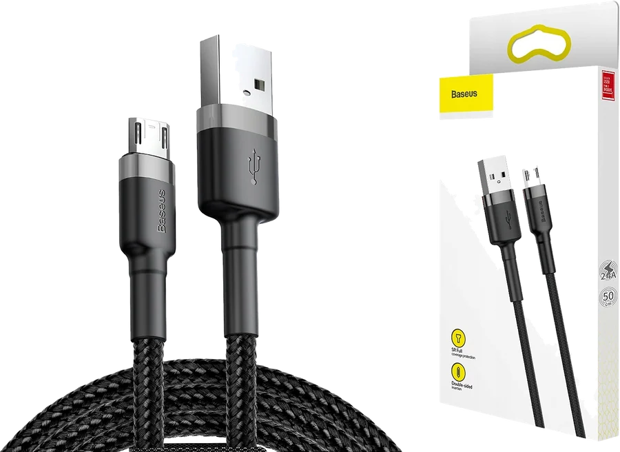 Кабель Baseus Cafule USB-A – Micro-USB — Gray