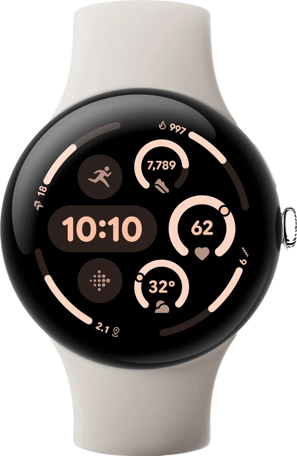 Google Pixel Watch 3 45mm LTE — Porcelain