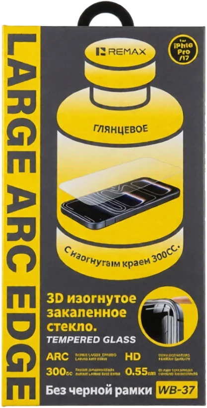 Защитное стекло Remax WB-37 без рамки — gray