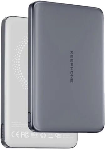 Повербанк Keephone Shanks Qi2 5 000 мАч — Gunmetal
