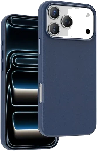 Чехол Keephone Leather Peekaboo — Deep Blue