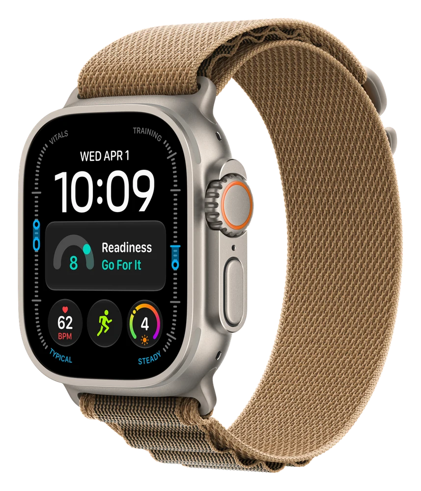 Apple Watch Ultra 4 · Alpine Loop — Natural · Desert